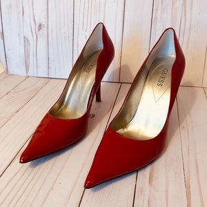 Guess Cherry Red Pumps